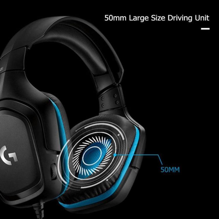 Logitech G431 Dolby 7.1 Surround Sound Stereo Folding Noise Reduction Competition Gaming Headset
