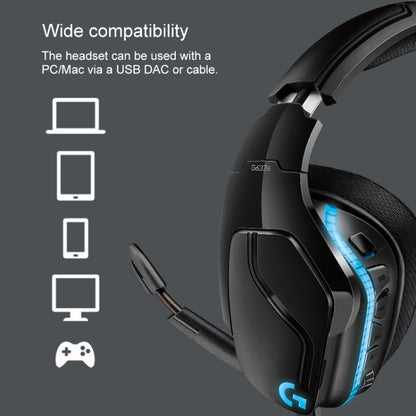 Logitech G633S Dolby 7.1 Surround Sound Stereo Colorful Lighting Noise Reduction Competition Gaming Wired Headset