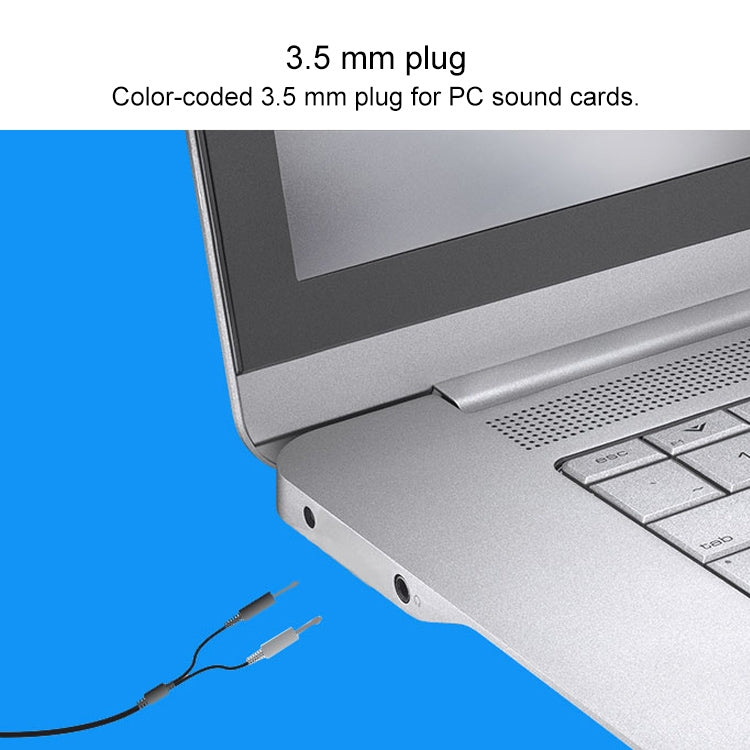 Logitech H110 Dual 3.5mm Audio Plugs Stereo Headset, H110