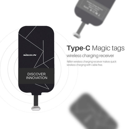 NILLKIN Magic Tag QI Standard Wireless Charging Receiver with USB-C / Type-C Port