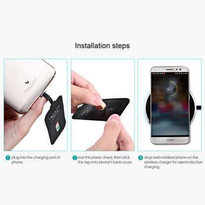 NILLKIN Magic Tag QI Standard Wireless Charging Receiver with USB-C / Type-C Port