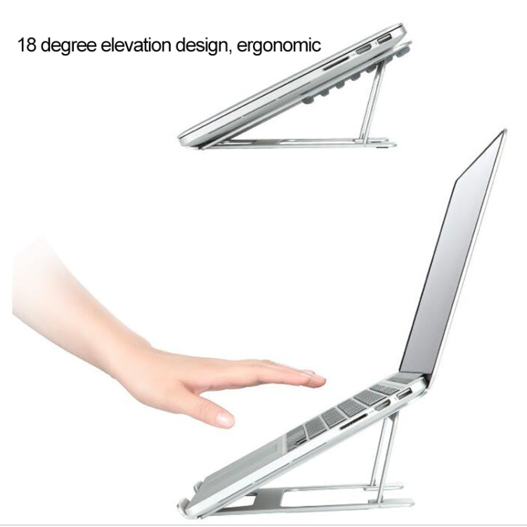 Laptop Height Extender Holder Stand Folding Portable Computer Heat Dissipation Bracket, Size: 22.3x23.5x1.3cm