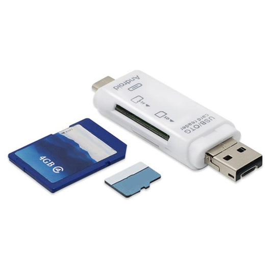 D-178 5 In 1 Type-C / USB-C Multi-function Card Reader, D-178(White)