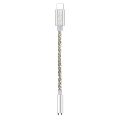 TA12-R2 USB-C / Type-C Male to 3.5mm Audio Female Single Crystal Copper Braid Earphone Adapter
