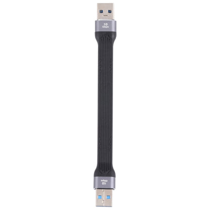 10Gbps USB Male to USB Male Soft Flat Sync Data Fast Charging Cable