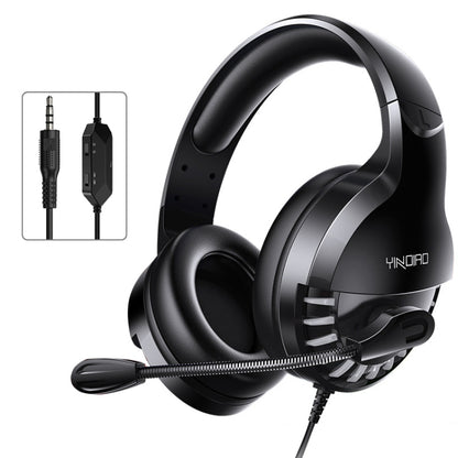 YINDIAO Q2 Head-mounted Wired Gaming Headset with Microphone, Version: Single 3.5mm