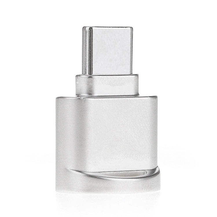 USB-C / Type-C 3.1 to TF Card Reader Adapter, Silver
