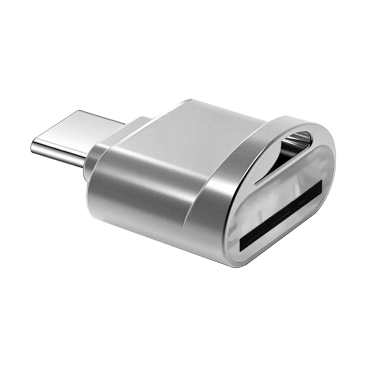 USB-C / Type-C 3.1 to TF Card Reader Adapter, Silver
