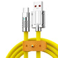 Mech Series 6A 120W USB to USB-C / Type-C Metal Plug Silicone Fast Charging Data Cable, Length: 1.2m, 1.2m Type-C