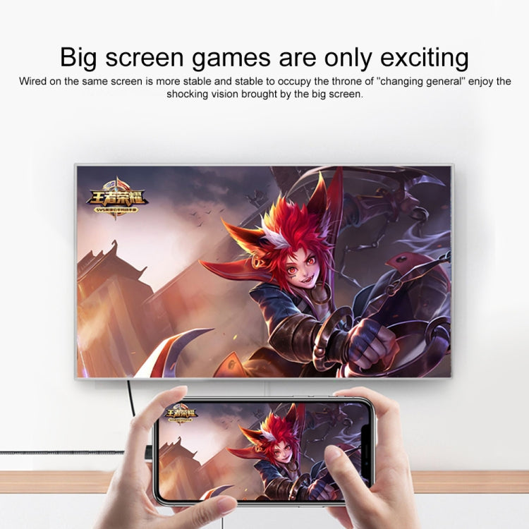 7563s USB-C / Type-C Female to 2K HDMI Male HD Video Adapter Cable, Cable Length: 1m