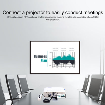 7563s USB-C / Type-C Female to 2K HDMI Male HD Video Adapter Cable, Cable Length: 1m