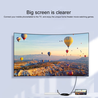 7563s USB-C / Type-C Female to 2K HDMI Male HD Video Adapter Cable, Cable Length: 1m