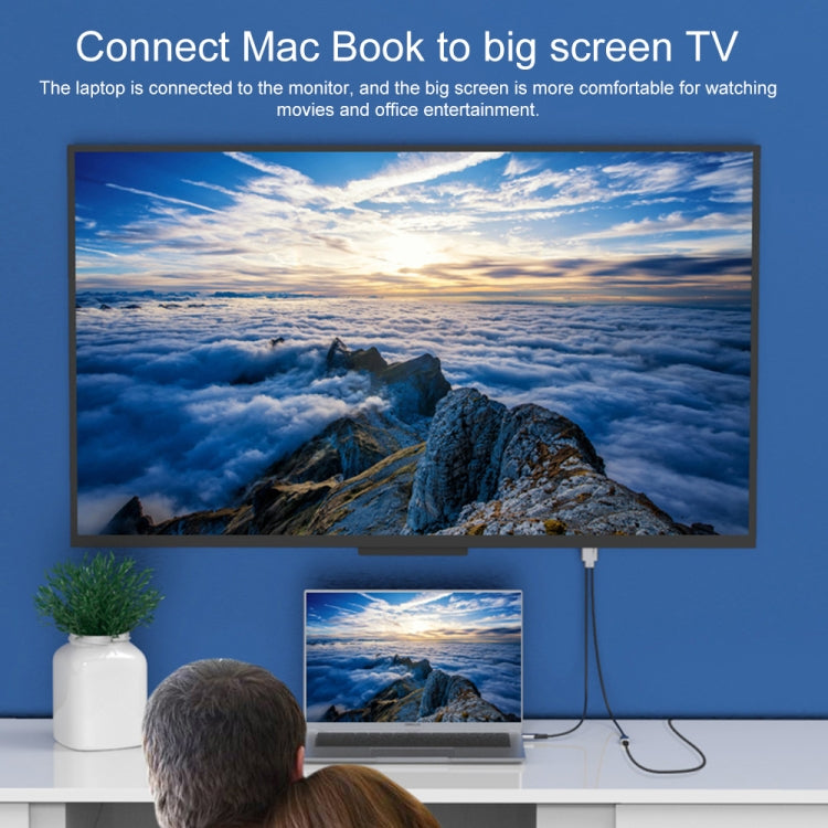 9572PD USB-C / Type-C Male to HDMI Male 4K HD Video Adapter Cable, Cable Length: 1.8m