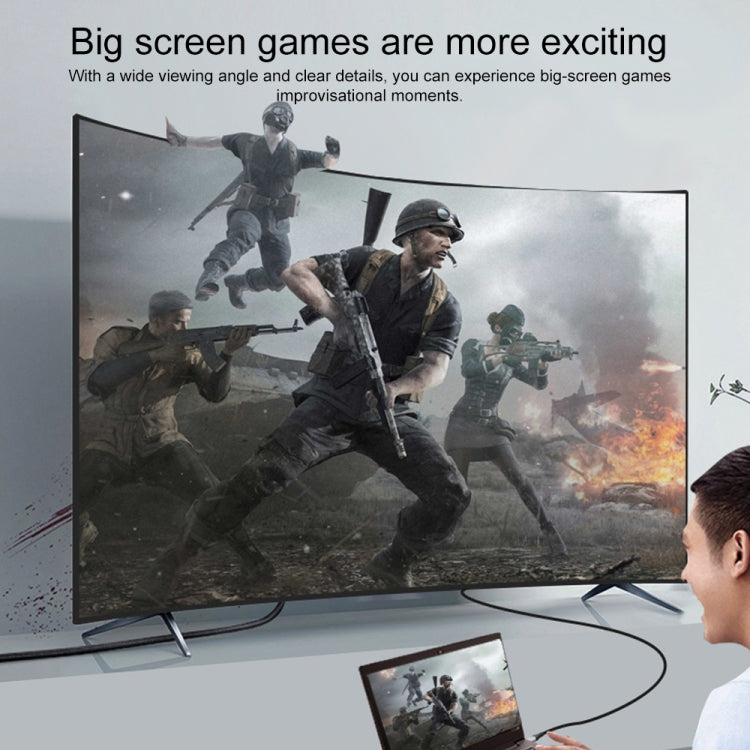 9572PD USB-C / Type-C Male to HDMI Male 4K HD Video Adapter Cable, Cable Length: 1.8m