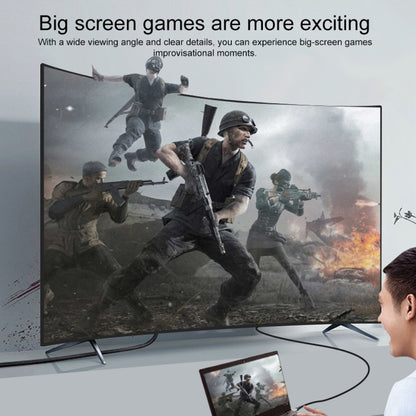 9572PD USB-C / Type-C Male to HDMI Male 4K HD Video Adapter Cable, Cable Length: 1.8m