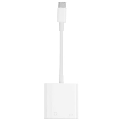 NK-1035 TC 2 in 1 USB-C / Type-C Male to Ethernet + Type-C Power Female Adapter, NK-1035 TC