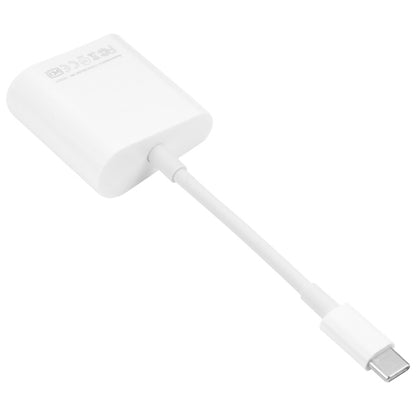 NK-1035 TC 2 in 1 USB-C / Type-C Male to Ethernet + Type-C Power Female Adapter, NK-1035 TC