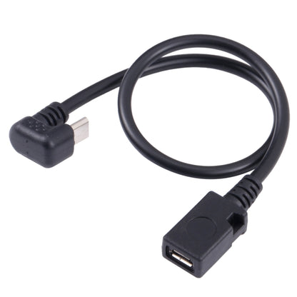 U-shaped Micro USB Male to Female Extension Cable, Micro USB Male to Female
