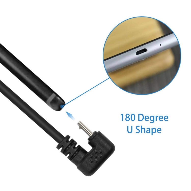 U-shaped Micro USB Male to Female Extension Cable, Micro USB Male to Female