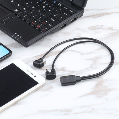 U-shaped USB-C / Type-C Male + Micro USB Male to USB-C / Type-C Female Cable, Type-C + Micro USB to Type-C