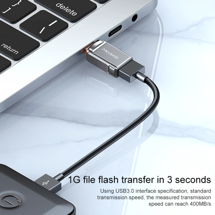 MCDODO USB 3.0 Female to USB-C / Type-C Male OTG Converter USB Flash Disk, USB-C / Type-C