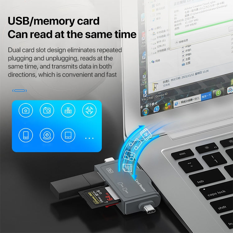 7 In 1 USB 3.0 Card Reader