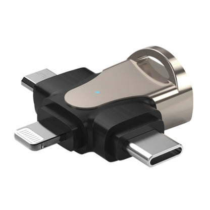 3 In 1 OTG Adapter, USB to Type-C / Micro USB / 8 Pin