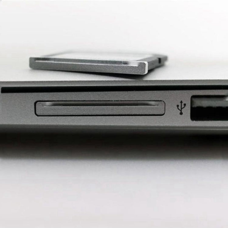 BASEQI Hidden Aluminum Alloy SD Card Case for Lenovo Flex4-14 Laptop, For Lenovo Flex4-14