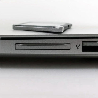 BASEQI Hidden Aluminum Alloy SD Card Case for Lenovo Flex4-14 Laptop, For Lenovo Flex4-14