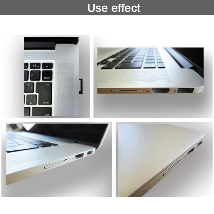 BASEQI 504ASV Hidden Aluminum Alloy SD Card Case for Macbook Pro Retina 15 inch (End of 2013 - Mid-2015) Laptops, For Macbook Pro Retina 15