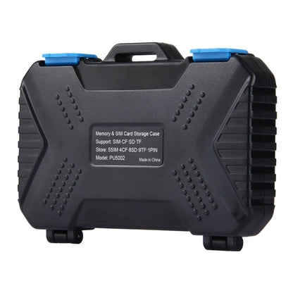 PULUZ 27 in 1 Memory Card Case for 4CF + 8SD + 9TF + 1Card PIN + 1Standard SIM + 2Micro-SIM + 2Nano-SIM, 27 in 1