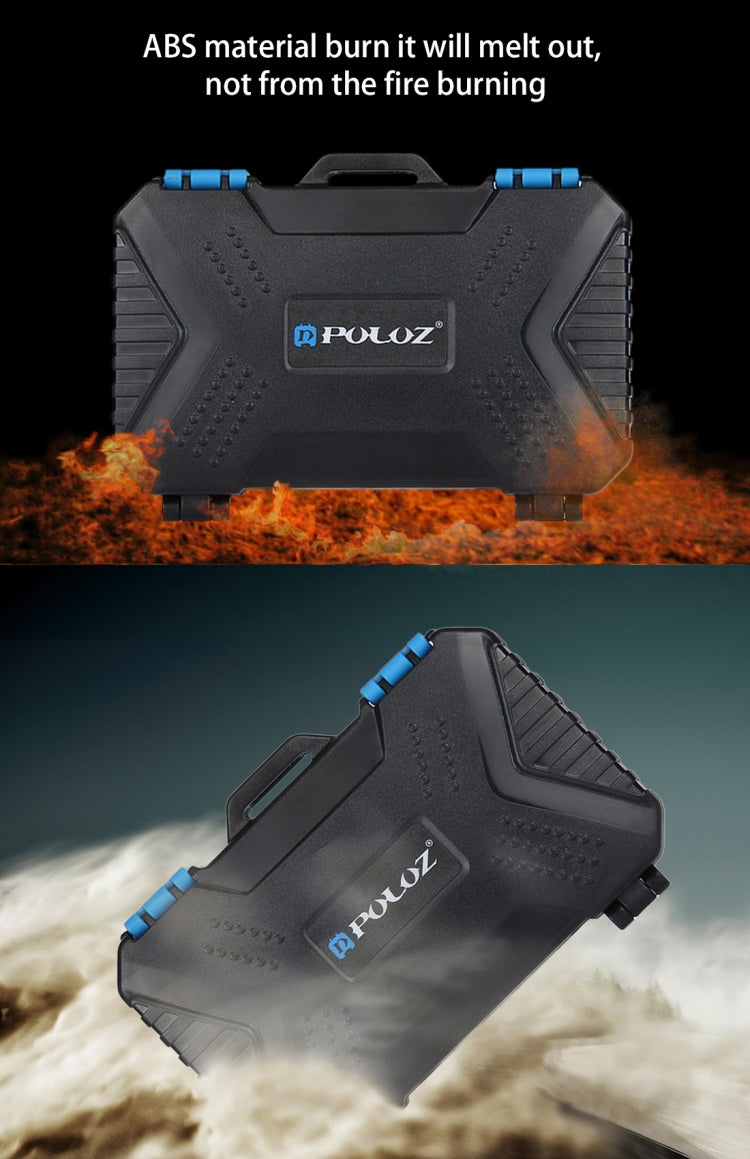 PULUZ Card Reader + 22 in 1 Memory Card Case for 1Standard SIM + 2Micro-SIM + 2Nano-SIM + 3CF + 7SD + 6TF + 1CARD PIN, 22 in 1 + Card Reader