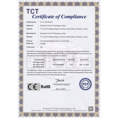 PULUZ Card Reader + 22 in 1 Memory Card Case for 1Standard SIM + 2Micro-SIM + 2Nano-SIM + 3CF + 7SD + 6TF + 1CARD PIN, 22 in 1 + Card Reader