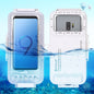 PULUZ 45m/147ft Waterproof Diving Case Photo Video Taking Underwater Housing Cover for iPhone 15 Series, Galaxy, Huawei, Xiaomi, Google Android OTG Smartphones with Type-C Port