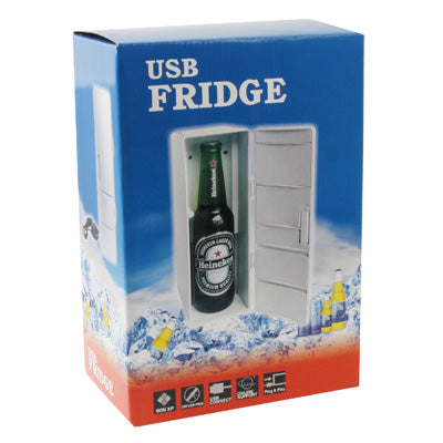 3.5W USB PC Mini Fridge Beverage Drink Cooler / Warmer, Size: 24.5 x 10.8 x 8.3cm