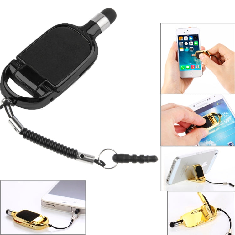 5 in 1 Multi-functional High-Sensitive Capacitive Stylus Pen / Touch Pen with Mobile Phone Holder