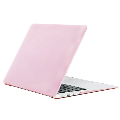 For MacBook Air 13.3 inch A1466 2012-2017 / A1369 2010-2012 Laptop Crystal Hard Protective Case, Pink