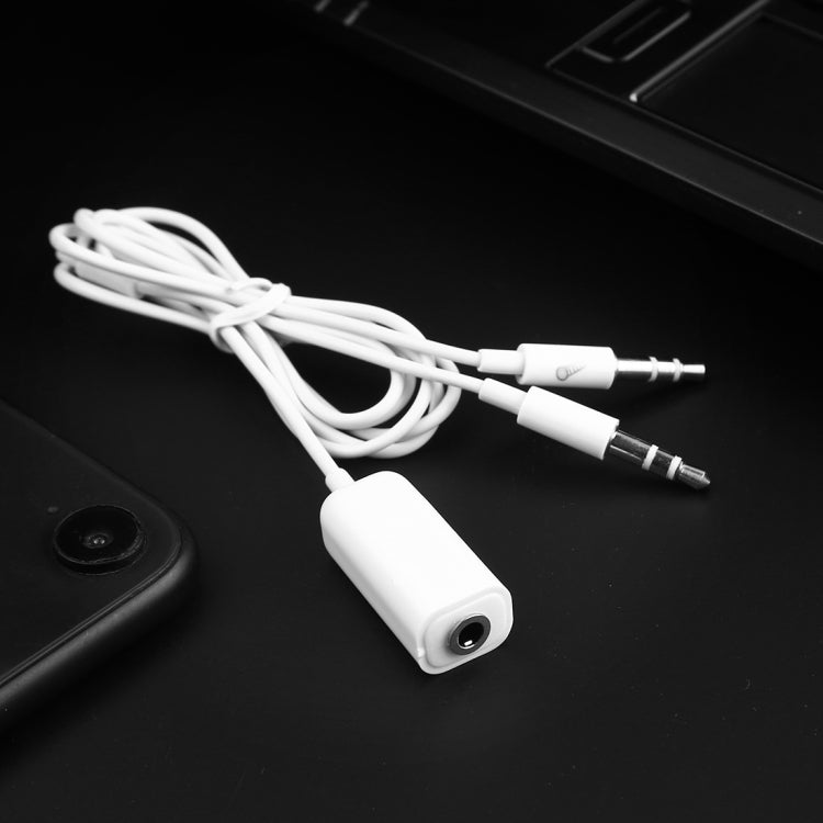 3.5mm Female to 3.5mm Male Microphone Jack + 3.5mm Male Earphone Jack Adapter Cable for Apple Computer, Length: 78cm