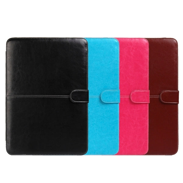 For 11.6 inch MacBook Air Notebook Leather Case with Snap Fastener