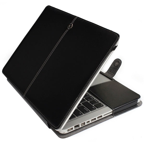 Notebook Leather Case with Snap Fastener for 13.3 inch MacBook Pro