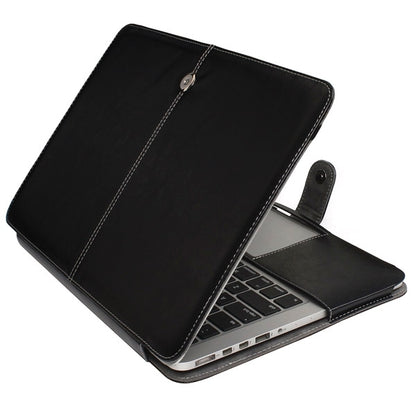 Notebook Leather Case with Snap Fastener for 13.3 inch MacBook Pro Retina