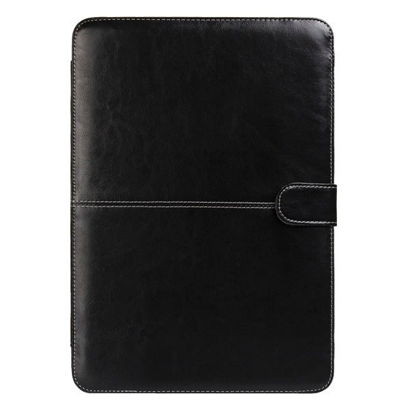 Notebook Leather Case with Snap Fastener for 15.4 inch MacBook Pro