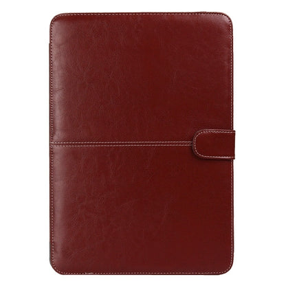 Notebook Leather Case with Snap Fastener for 15.4 inch MacBook Pro