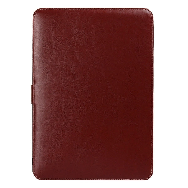 Notebook Leather Case with Snap Fastener for 15.4 inch MacBook Pro