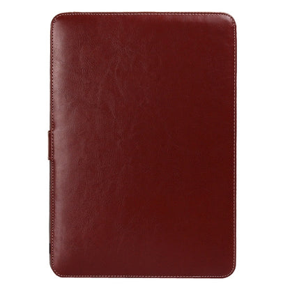 Notebook Leather Case with Snap Fastener for 15.4 inch MacBook Pro