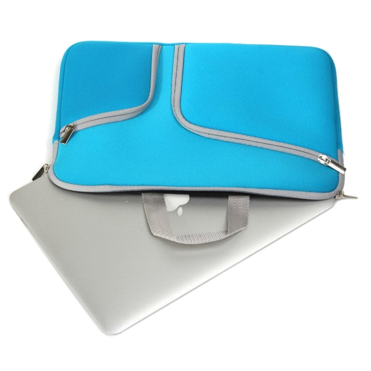 Double Pocket Zip Handbag Laptop Bag for Macbook Air 11.6 inch