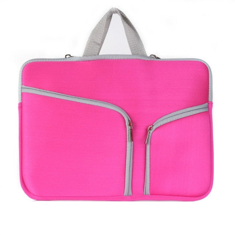 Double Pocket Zip Handbag Laptop Bag for Macbook Air 11.6 inch