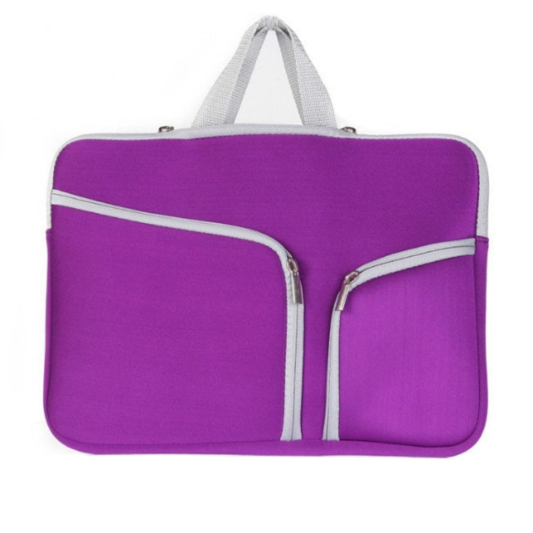 Double Pocket Zip Handbag Laptop Bag for Macbook Air 11.6 inch