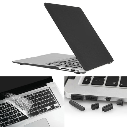 ENKAY for Macbook Air 11.6 inch (US Version) / A1370 / A1465 Hat-Prince 3 in 1 Frosted Hard Shell Plastic Protective Case with Keyboard Guard & Port Dust Plug