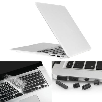 ENKAY for Macbook Air 11.6 inch (US Version) / A1370 / A1465 Hat-Prince 3 in 1 Frosted Hard Shell Plastic Protective Case with Keyboard Guard & Port Dust Plug